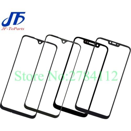 10Pcs Touch Screen Panel Replacement For Motorola Moto G7 Plus Power Play G7Play Front Outer Glass Lens Cover With Laminate OCA