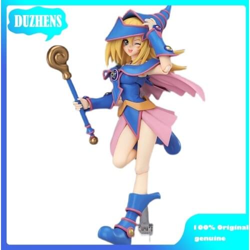 100% Original:Yu-Gi-Oh! Black Magician Girl 15cm figma PVC Action Figure Anime Figure Model Toys Figure Collection Doll Gift