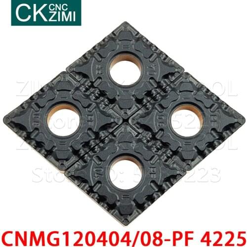 10P CNMG120404-PF 4225 CNMG120408-PF 4225 Carbide Inserts Turning Inserts Tools CNC Mechanical lathe Cutter Tools CNMG for steel
