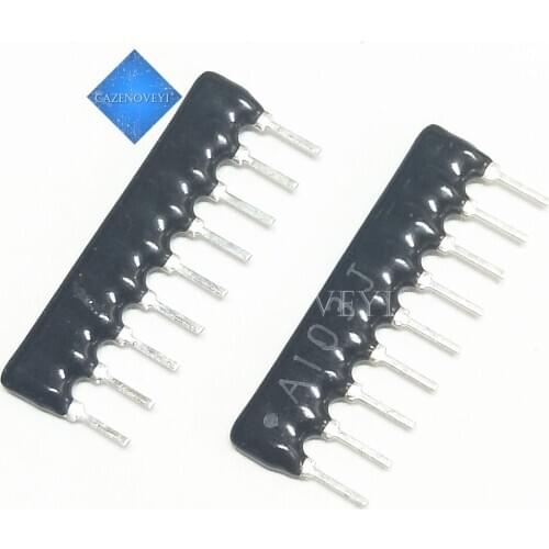 20pcs/lot DIP exclusion 9pin 220 ohm 220R A221 A221J Resistor In Stock