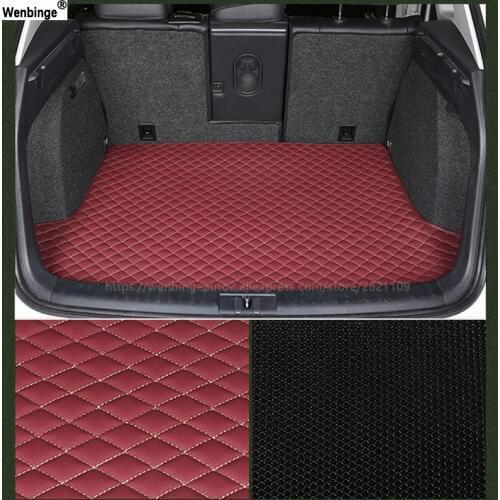 Wenbinge car trunk mat For for Maserati all models GranTurismo Ghibli Levante quattroporte car styling auto accessories car pad