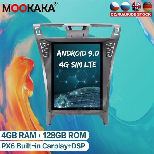 Android 9.0 128GB Tesla Screen For Lexus LS460 LS600h 2006 2007-2012 Car Multimedia Player Stereo Audio Radio GPS Navi Head Unit