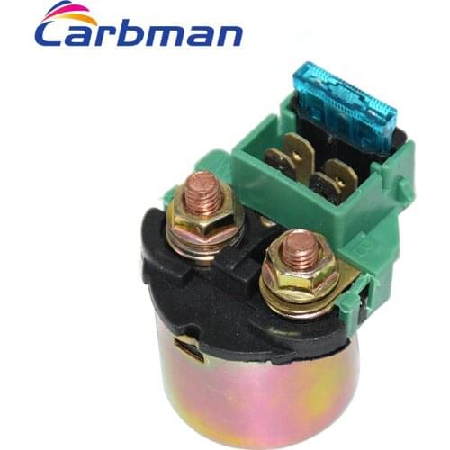 Carbman NEW Starter Solenoid Relay for KAWASAKI EX500 NINJA 500 500R 1987-2009 Motorcycle Relay Kits