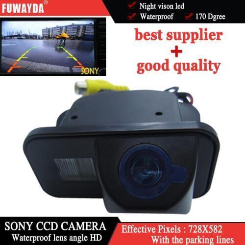 FUWAYDA FOR SONY CCD Chip Sensor Car Rear View Reverse Reversing Parking Safety DVD GPS CAMERA for 2006-2009 Toyota Avensis
