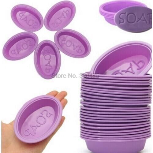 DHL 500pcs Multi-function Soap Oval Diy Silicone Mold Soap Candy Cake Cake Decoration Baking Tool Silicone Mold