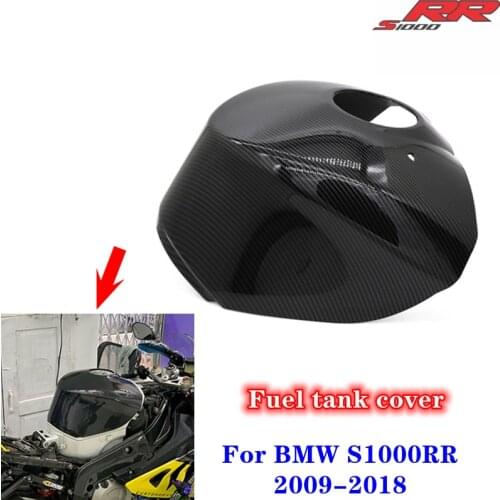 For BMW S1000RR 2009 2010 2011 2012 2013 2014 2015 2016 2017 2018 S1000 Motorcycle Fuel Tank Cap Fairing Carbon Fiber Hood