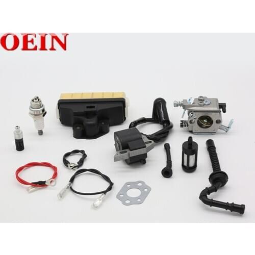 Carburetor Ignition Coil Air Filter Fuel Line Fit Stihl MS 021 023 025 MS250C MS250 MS210 MS230 Chainsaw Parts Zama C1Q-S11E