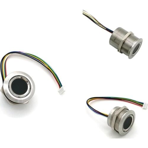 R503 Circular Round Ring Indicator LED Control DC3.3V MX1.0-6Pin Capacitive Fingerprint Module Sensor Scanner