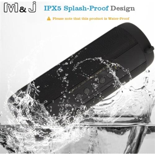 M&J Wireless Best Bluetooth Speaker Waterproof Portable Outdoor Mini Column Box Loudspeaker Speaker Design for iPhone Xiaomi