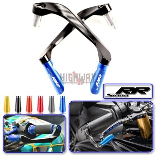 Motorcycle 7/8'' CNC Handlebar Grips Guard Brake Clutch Levers Guards Protector For BMW S1000RR S1000 RR 2010-2018