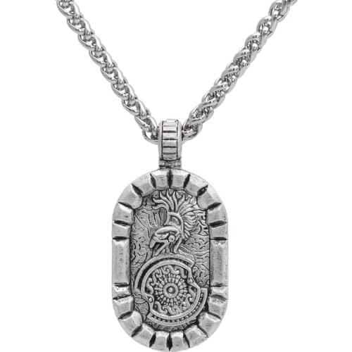 Ancient Greek soldier pendant sterling silver pendant silver jewelry mens pendant viking pendant roman pendant