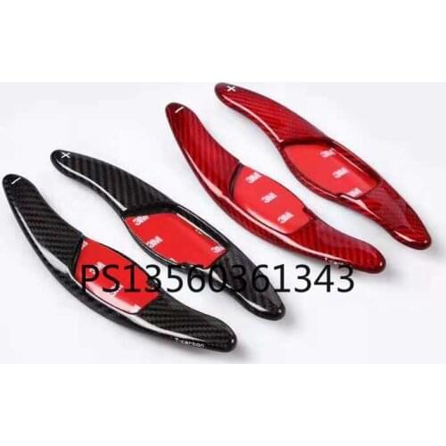Suitable for Toyota Mark X RAV4 Camry corolla Zelas Levin carbon fiber steering wheel shift paddle decoration decoration