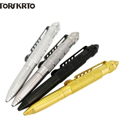 Forskrto Portable Personal Defence Tactical Pen Self Defense Pen Tool Multipurpose Aviation Aluminum Anti-skid