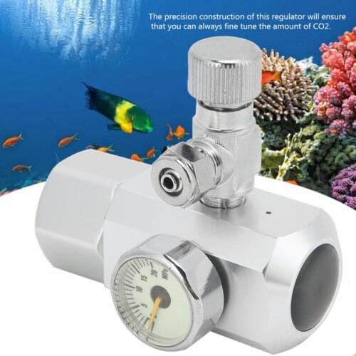 CO2 Regulator Aquarium Big Single Gauge Display