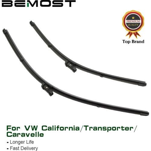 BEMOST Car Wiper Blades Natural Rubber For Volkswagen California/Transporter/Caravelle T5 /T6 Model Year From 2003 To 2017