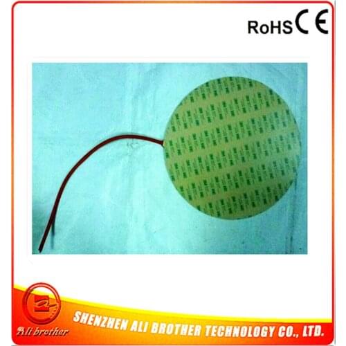 Silicone Rubber 3D Printer Heater 220v 400w Diameter 290*1.5mm adhesive 1side 100k thermistor 500mm lead wire XD-H-D-1262