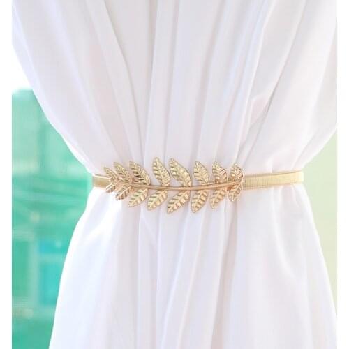 Window Curtains Tie Back For Living Room Gold Silver Color Leaves Shaped Curtains Buckles Home Decoration Accessories