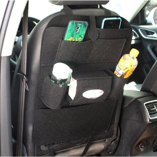 Car Seat Back Multi-Pocket Storage Bag Organizer Holder Accessory for Cadillac XTS SRX ATS CTS/Renault Koleos Fluenec Latitude