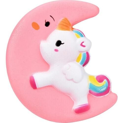 Jumbo Kawaii Moon Pegasus Unicorn Squishy Slow Rising Squeeze Toys Scented Soft Healing Antistress Stress Relief Toy 11*10CM