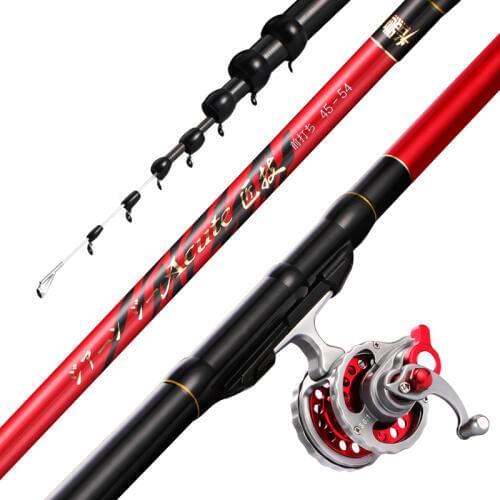 3.6m-7.2m Front-end Fishing Rod Super Light Hard Two-purpose Rock Fishing Pole Positioning Telescopic Fishing Olta Vara De Pesca