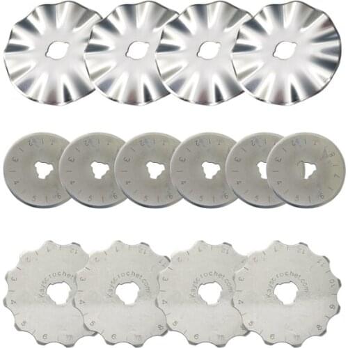 28mm /45mm Rotary Replacement Blades Paper Cutter Knitting Circular Cutting Patchwork Leather Crafts Rotary Cutter