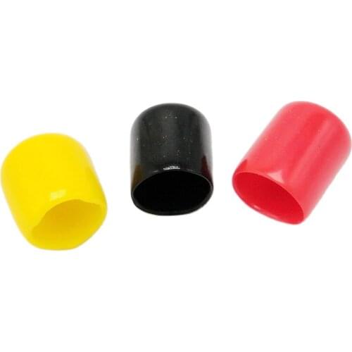 12mm protective cover Rubber Covers Dust Cap for connector metal tubes 100pcs/lot