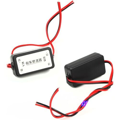 12V DC Power Car Rearview Camera Power Relay Capacitor Auto Car Camera Filter Relay Capacitor Filter Connector