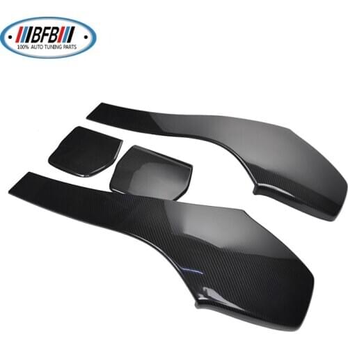 For M3 F80 M4 F82 Seat Back Cover Interior Trim Carbon Fiber Cover Part 4pcs