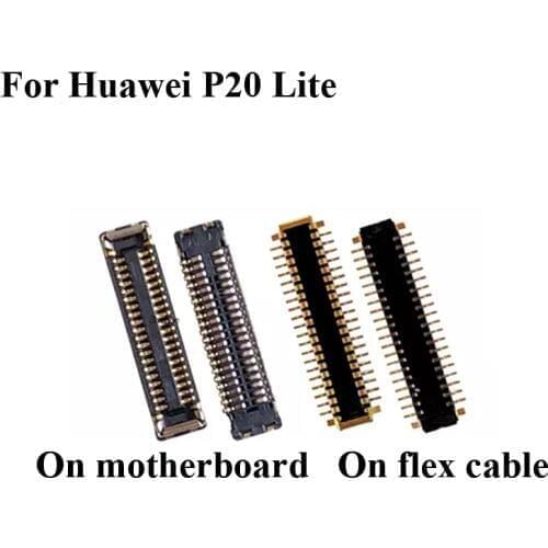 5PCS Dock Connector Micro USB Charging Port FPC connector For Huawei P20 Lite P 20 Lite logic on motherboard mainboard P20lite