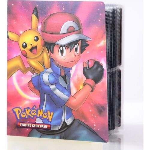 Album Book Cartoon Anime New 240PCS Game Cards GX EX VMAX Holder Collection Folder Kid Cool Toy Boy Girl Gift Pokemon Card