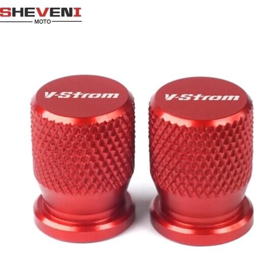 For SUZUKI V-Strom vstrom 650 DL 650 1000 250 Motorcycle CNC Aluminum Accessorie Wheel Tire Valve Stem Caps CNC Airtight Covers