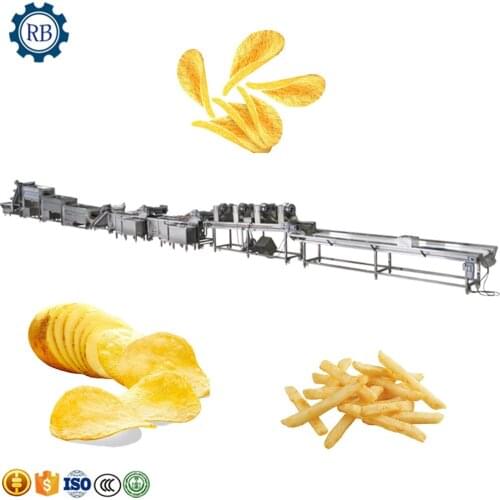Big Discount Automatic Potato chips cutting slicing machine potato chips making machine