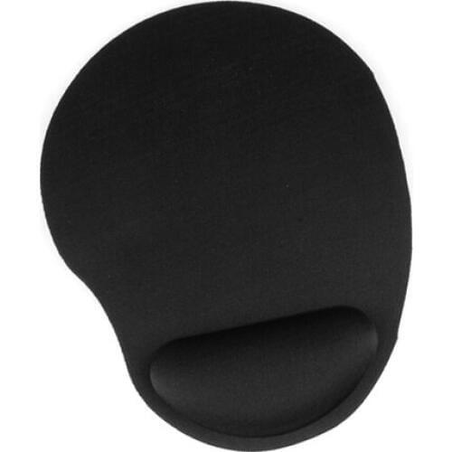 Black Wrist Comfort Mouse Mat Pad MousePad Antislip For Optical Trackball Mouse