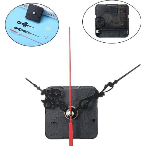 Classic Hanging DIY Quartz Clock Movement Motor For Wall Clock Movement Parts Black Hands Replacement Parts Tool For Home Decor