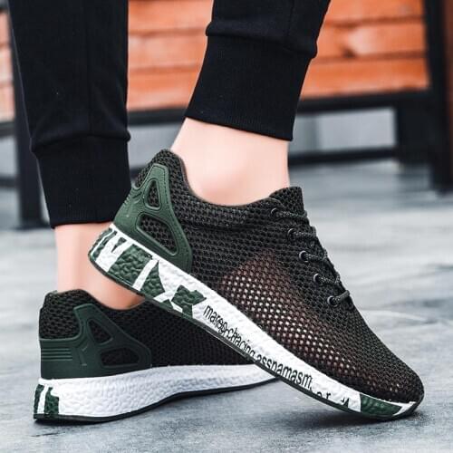 Summer Breathable Shoes for Men with Free Shipping Black Sneakers Mens Sports Shoes Sport Men Running Shoes Sneakers GMD-0897