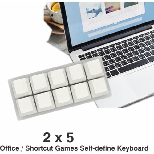 10 keys Mechanical Keyboard Programmable Copy and Paste DIY Customize one key Password USB Programming Shortcut Key Macro Keypad
