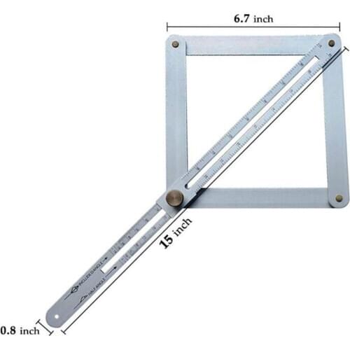 Multifunctional Diagonal Ceiling Profiler Four-fold Diagonal Protractor