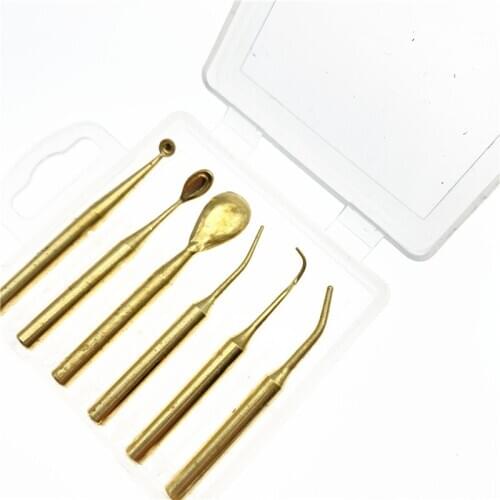 Wax Tip/Pot for Dental Lab Electric Waxer Carving knife Machine Double Pen