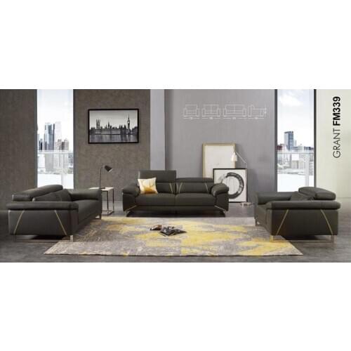 Wholesale genuine leather cheap 1s+2s+3s sectional sofa