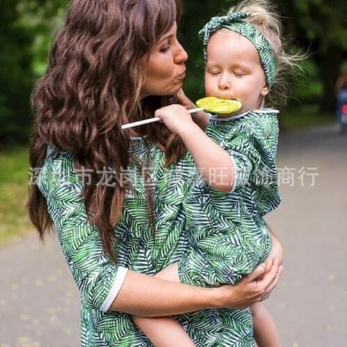 Family Matching Outfits Dress Mother Daughter Dresses Ladies Dresses Kids Clothes Mom Daughter Clothes Family Clothes