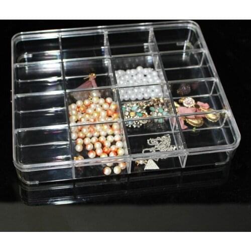 Factory Wholesale Cosmetics Jewelry Earrings Storage Box High-End Transparent Acrylic Plastic Cosmetics Box