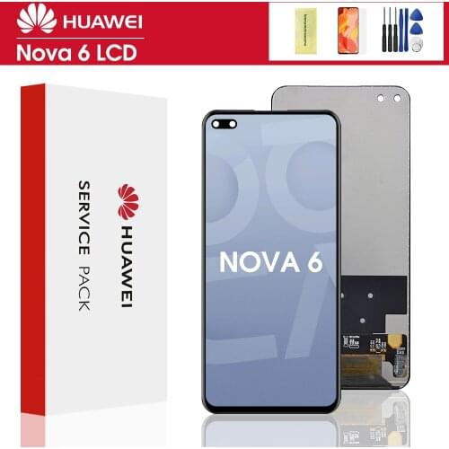 Original 6.57'' Display Replacement for Huawei Honor View 30 LCD+Touch Screen Digitizer Assembly for Huawei Nova 6 Display