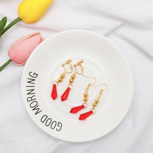 Genshin Impact Tartaglia Earrings Cosplay Genshin Childe Earring Fashion Jewelry