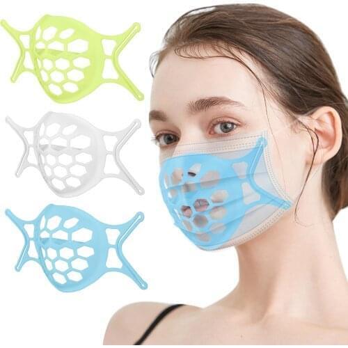 Mascarilla Adult Face Mask Useful 3d Mask Bracket Silicone Face Mask Bracket Inner Support Frame Mouth Caps Halloween Cosplay