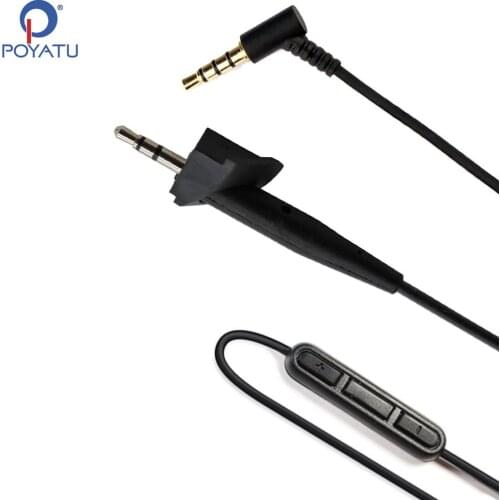 Replacement Audio Cables For Bose QC3 QC 3 QC15 QC25 QC 25 OE2 OE2i AE2 AE2i AE2w Headphones Cords With Controltalk for iphone