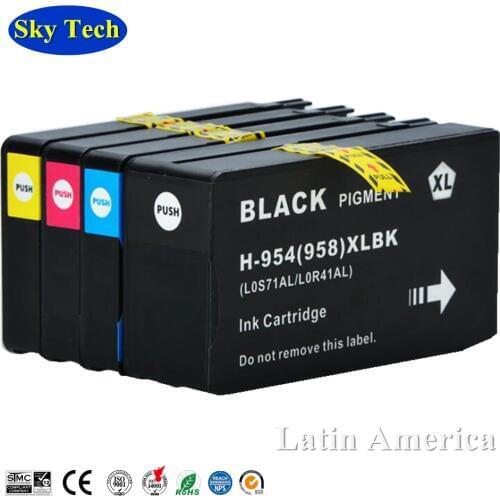 Compatible Ink Cartridge For HP954 HP958 XL ,For HP OfficeJet Pro 8210 / 8710 / 8720 / 8730 / 7720 / 7740 Printer