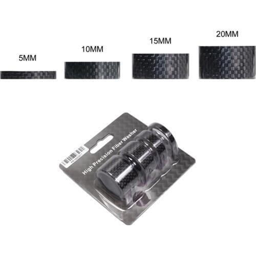 Full carbon fiber washer fork washer jackknifed set washer 3k carbon fiber linen