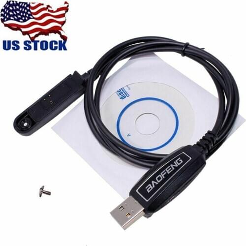 Baofeng Waterproof USB Programming Cable Driver CD For BaoFeng UV-XR UV-9R Plus A-58 GT-3WP UV-5S Waterproof Walkie Talkie