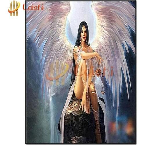 5D DIY full square diamond painting angel mosaic diamond rhinestone embroidery mosaic cross stitch full display home decor