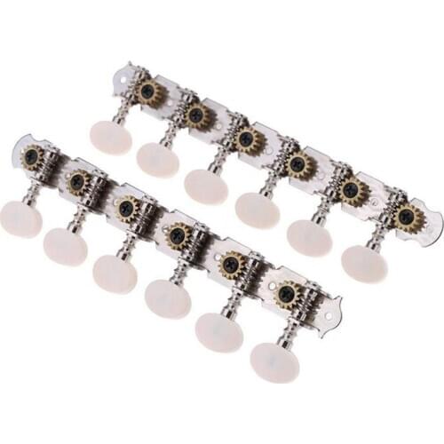 6R6L 12 String Acoustic Guitar Tuning Key Peg Tuner Machine Head String Tuner Button